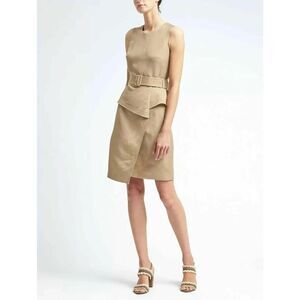 Banana Republic Tan Midi Dress